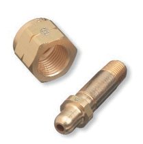 Regulator Inlet Nipples, Hydrogen;Natural Gas, 1/4"(NPT), 2 1/2", SS, CGA-350 312-SS-83