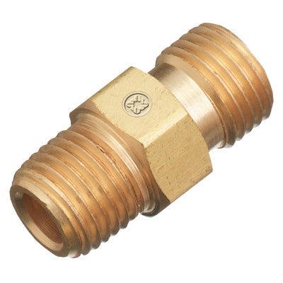 Regulator Outlet Bushing, 200 psi, Brass, B-Size, 1/2 in (NPT) LH, Male, Fuel Gas 312-145