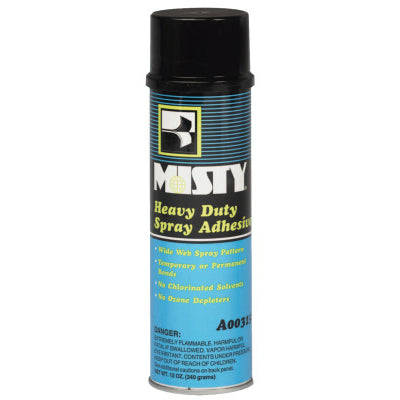 Misty Heavy-Duty Adhesive Spray, 12 oz, Aerosol Can 019-1002035