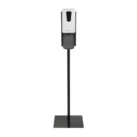 Refillable Manual/Touchless Dispenser Stand, 40.5 oz Dispensers Sold Separately, Black 019-C33301