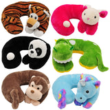 BlackCanyon Outfitters Childrens Neck Pillow BCO6878 -  Child Size Travel Neck Pillow Cute Foam U Shaped Pillow for Airplane Sleep - Assorted