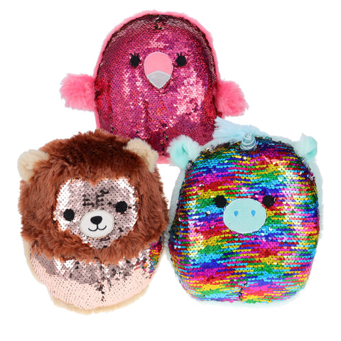 8 .in  Reversible Sequin Plush Assortmen