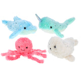 12 .in  Iridescent Sea Creature Plush As