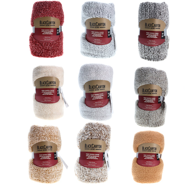 Teddy Sherpa Throw  50x60